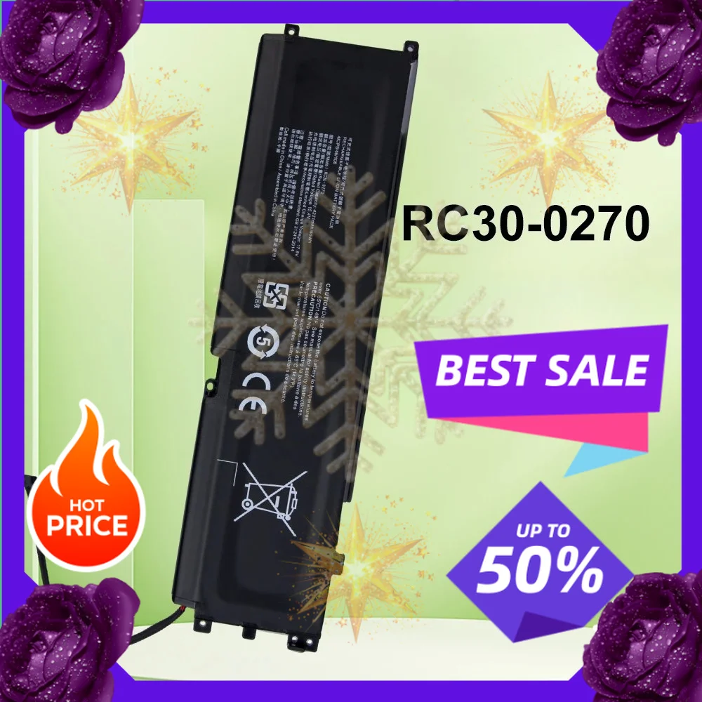 SWZY RC30-0270 Laptop Battery for Razer Blade15 Base Stealth 2018 Series Notebook RZ09-03006 RZ09-0270 RZ09-0 36 Months Free War