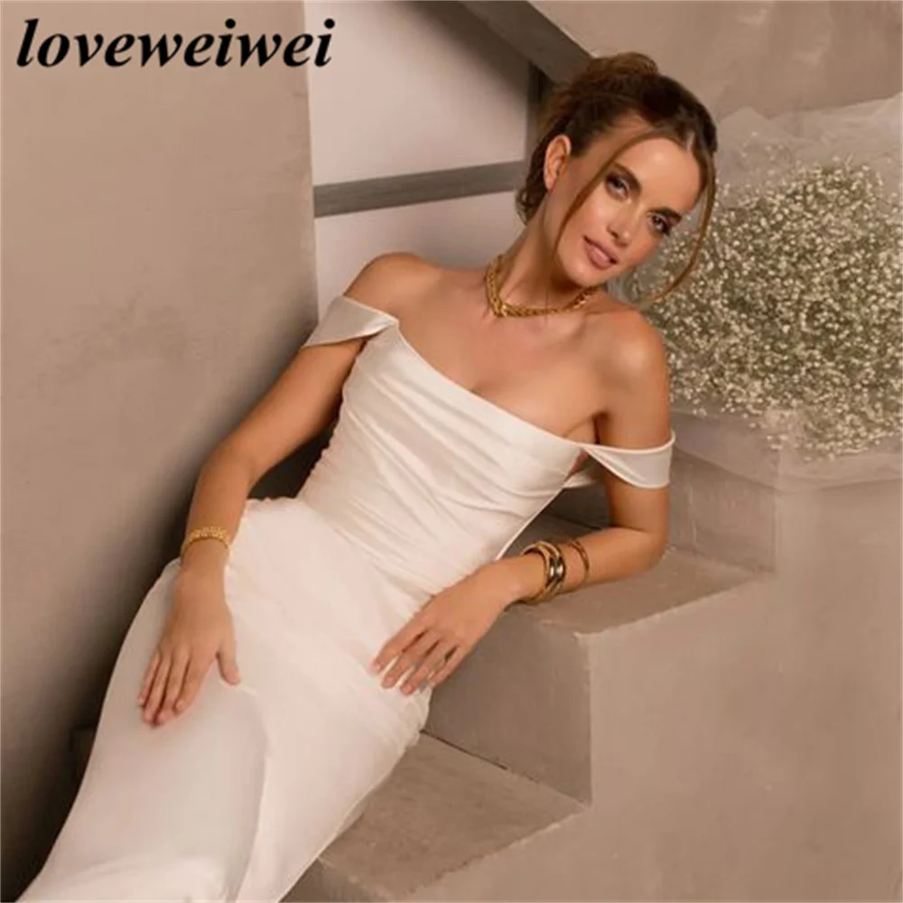 Abito da sposa affascinante con spalle scoperte abito da sposa elegante con macchia morbida abito da sposa senza spalline abito da sposa Sexy vestido novia