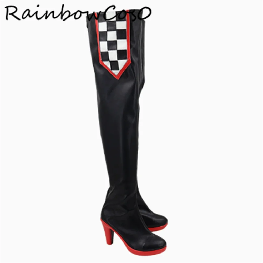 Rapi NIKKE Cosplay Sapatos Botas Jogo Anime Festa Halloween RainbowCos0W4837