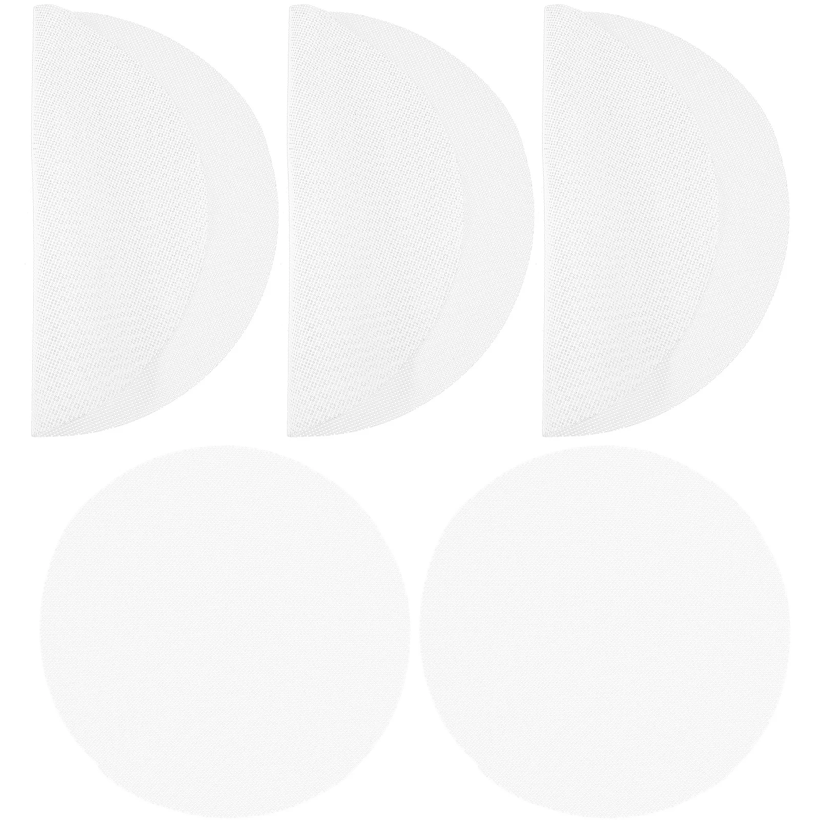 

5 pcs Silicone Steamer Pad 30Cm Reusable Non-Stick High Temp Resist Mesh For Dim Sum Rice Cake Steaming Baking Cooking Kitchen