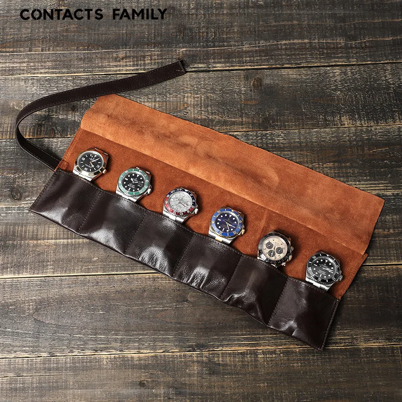oil-waxed-cowhide-leather-watch-storage-bag-six-position-strap-bound-portable-travel-case-for-mechanical-wristwatches