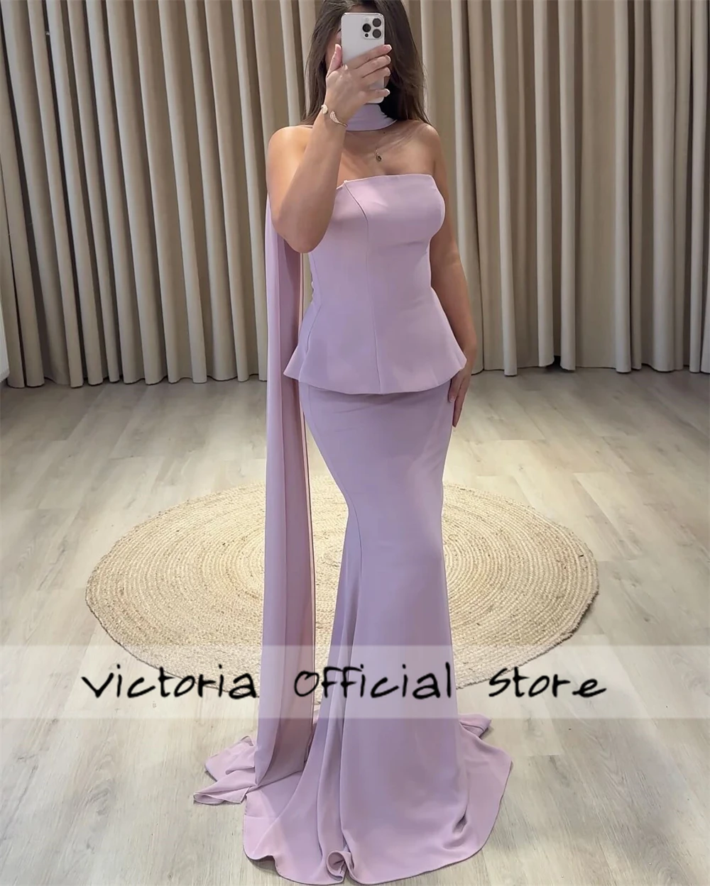 Vestidos de fiesta sin tirantes con bufanda azul, vestidos de novia sin mangas, drapeados hasta el suelo, فساتmavera2025 personalizados