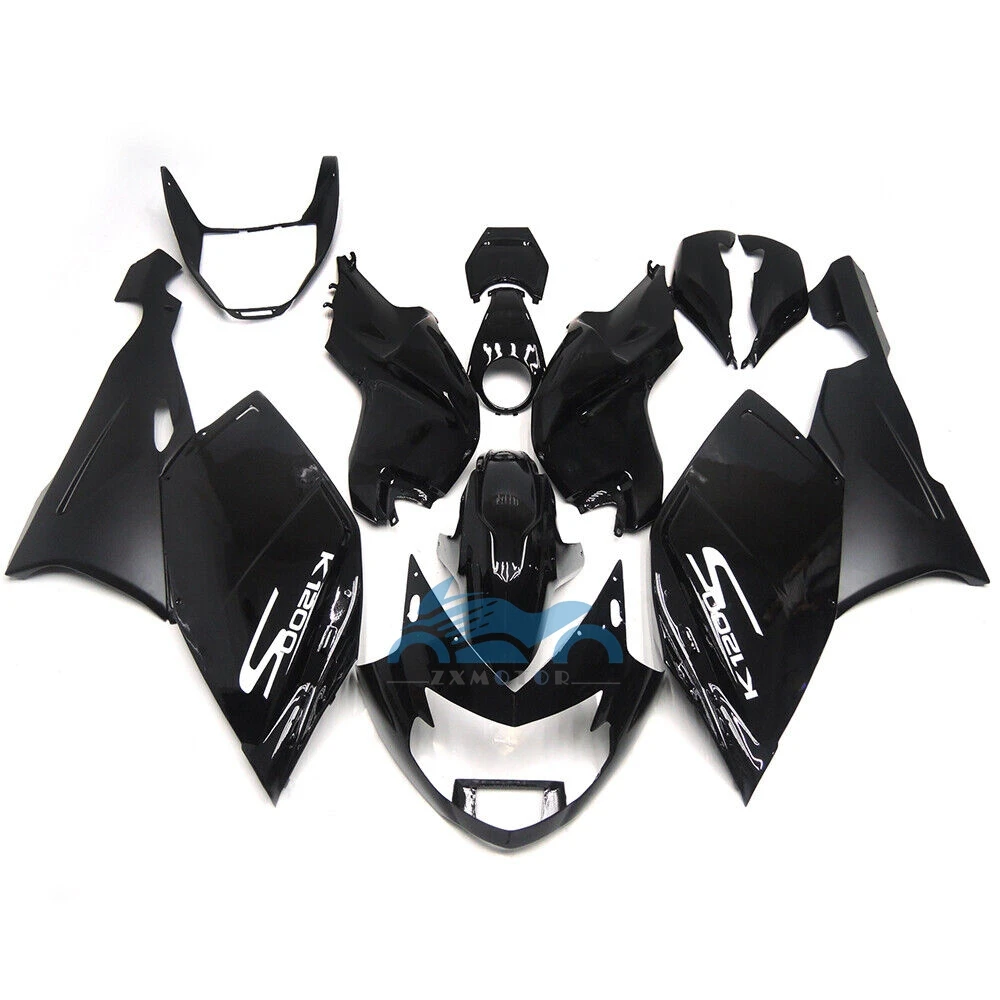 Black Motorcycle Fairing kits For BMW K1200S 2005 2006 2007 2008 K1200 k 1200s 05 06 07 08