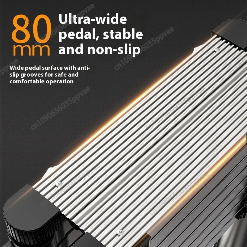 سلم تلسكوبي محمول من الألومنيوم قابل للطي وتصميم ارتفاع قابل للتعديل سلم متعدد الأغراض لصيانة تنظيف تخزين المنزل #6