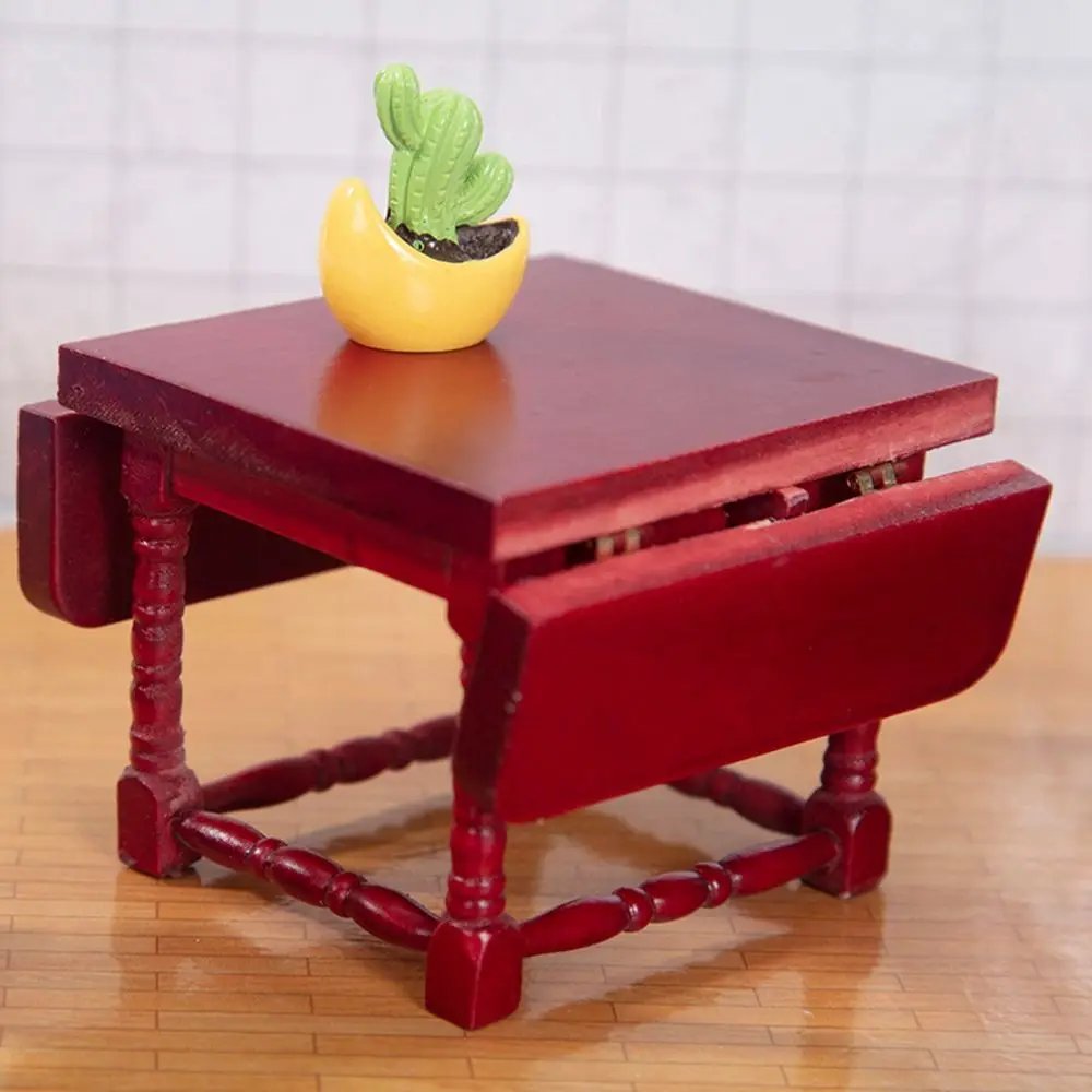 Mini Miniature Accessories  Furniture  Wooden  Simulation chair  House Decoration