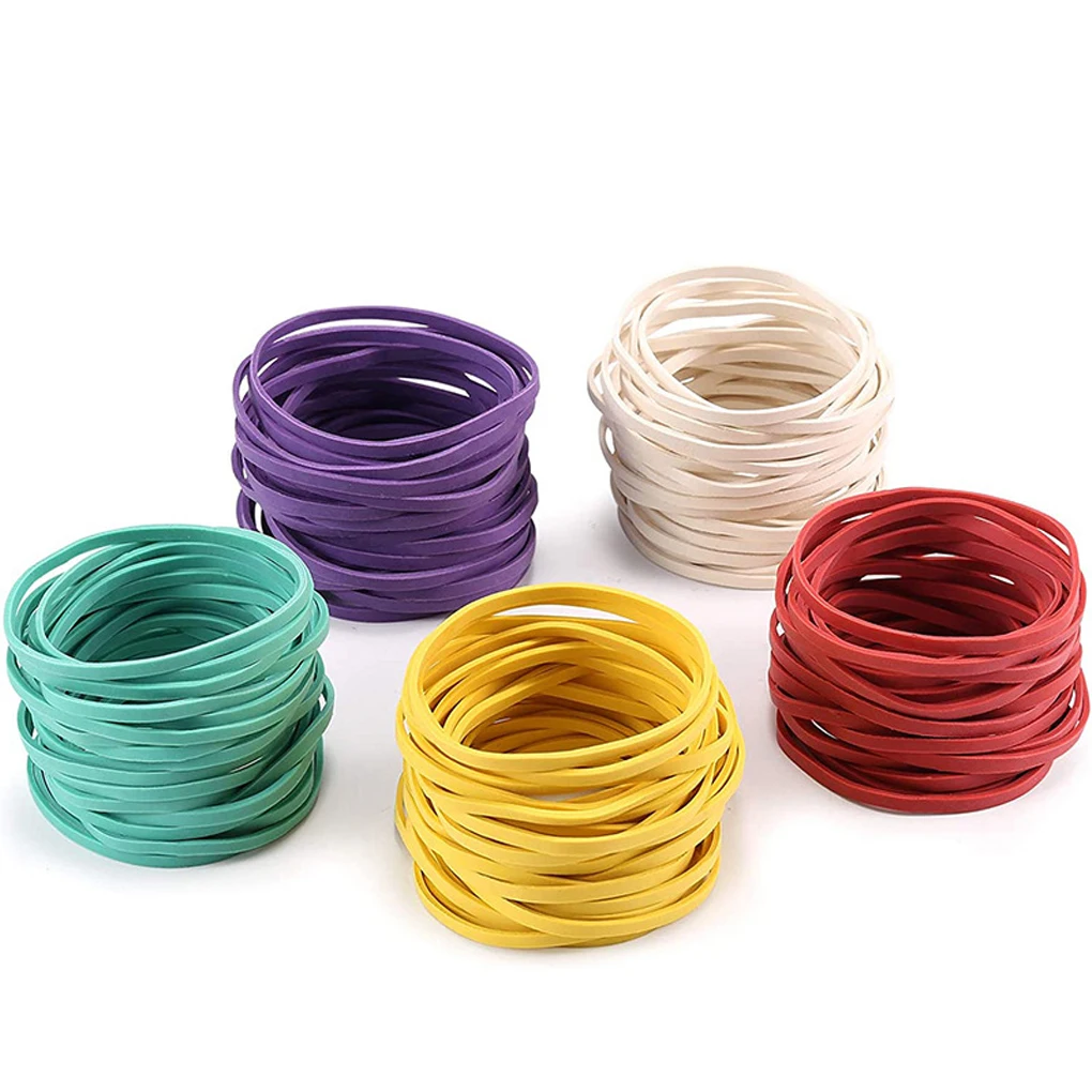 New Elasticity Elegance Rubber Bands Ball Versatile For Classroom Organization Durable And Sturdy Coloured Elastic Bands