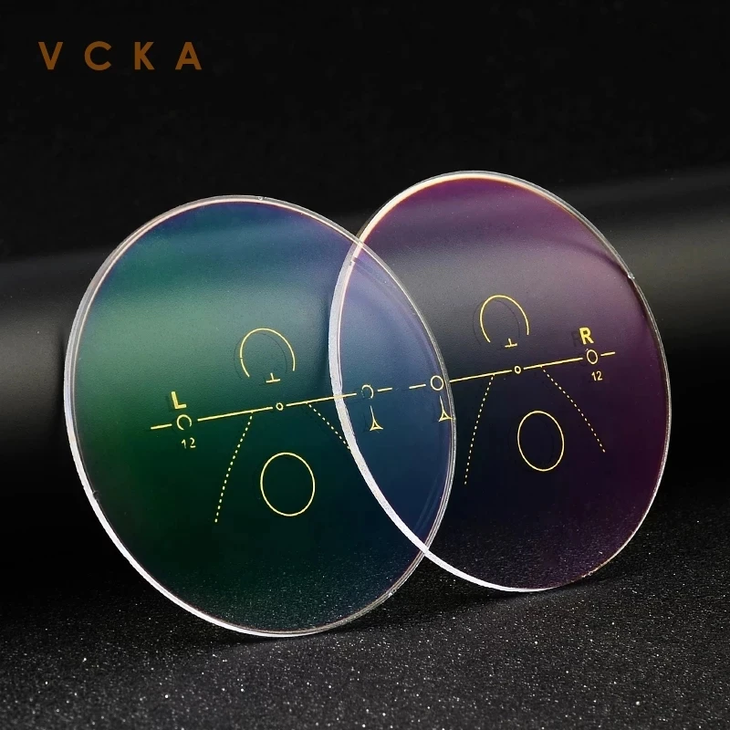 

VCKA 1.56 1.61 1.67 Progressive Multifocal Lenses Spectacles Lenses Prescription Myopia Hyperopia Resistance Short Middle Far Le