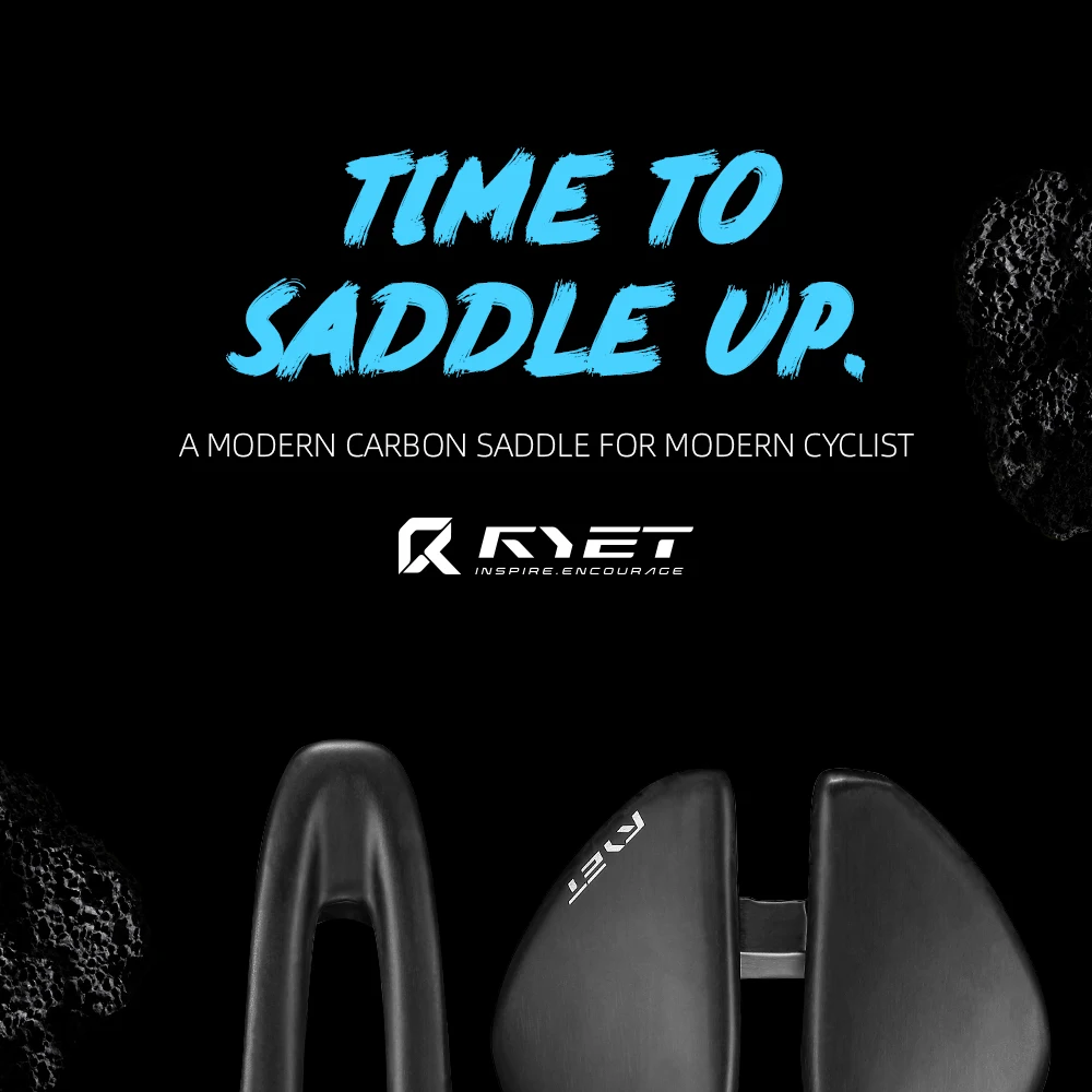 RYET Vollcarbon Ultraleichter 69/79g Fahrradsattel 7x9MM OVAL Komfort Ergonomisches Design Fahrradsitzkissen für Rennrad MTB Gravel Bike – Detail 1