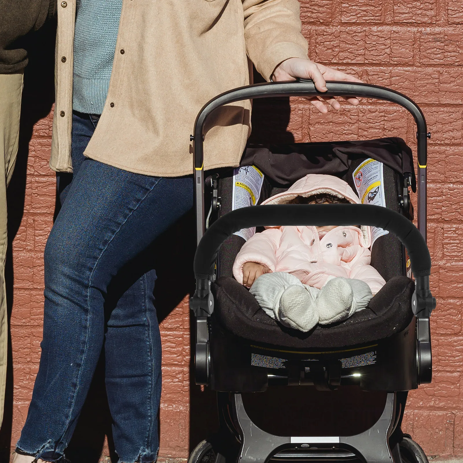 

Baby Stroller Handle Adjustable Armrest Toddler Pushchair Crossbar Universal Stroller Extension Handlebar Accessory Durable