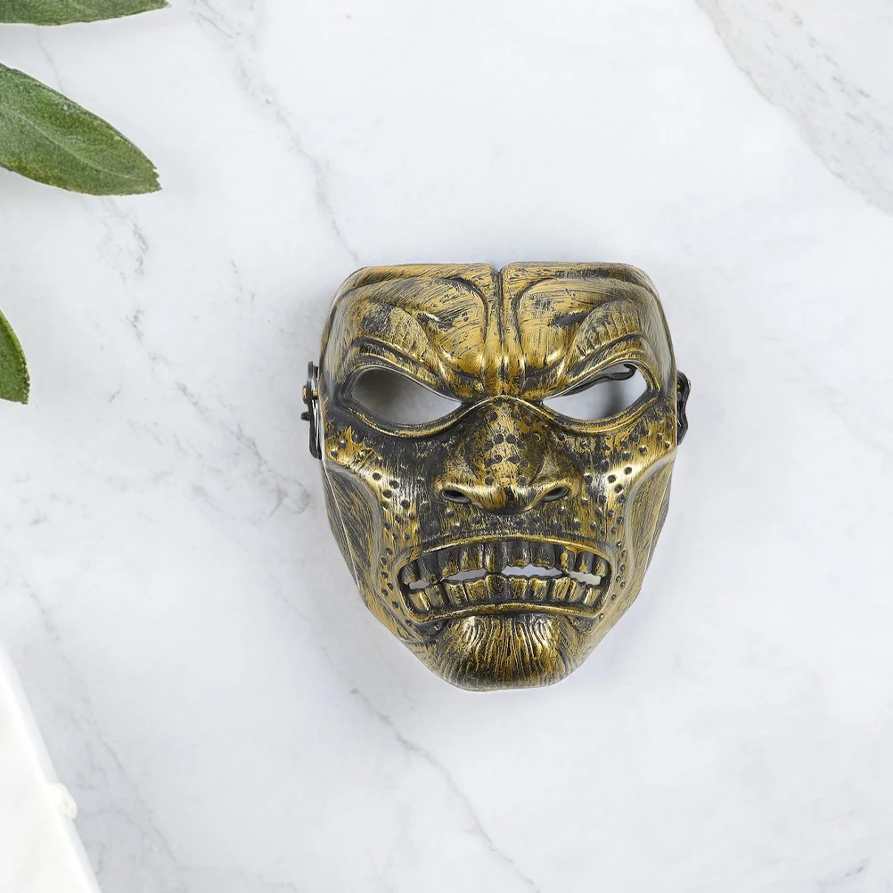 

2Pcs Roman Face Mask Vintage Medieval Costume Mask Full Face Protection for Halloween Masquerade Cosplay Party Supplies