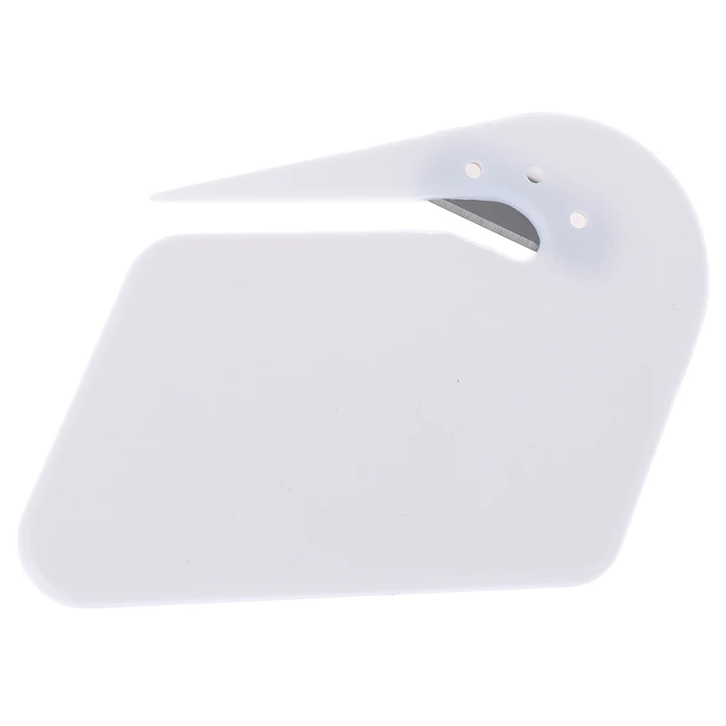 Ouvre-lettre portable en plastique ventilé, fournitures de découpe, étui à main portable, porte-clés, trancheuse, couteau de déballage, 1 pièce