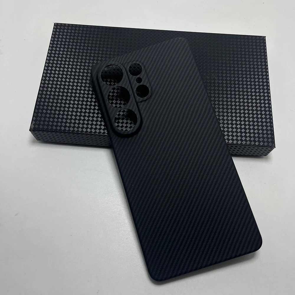 

Real Carbon Fiber For Samsung Galaxy S26 Ultra Case Thin Light Aramid Fiber Phone Cover for Samsung Galaxy S26 Ultra Case