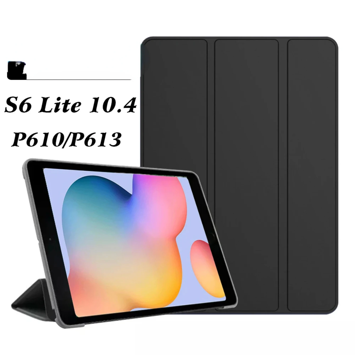 Case    Tab S6 Lite 10.4 Stand Cover   Tab S6 Lite 2020 2022 SM-P613 P615 P610 P619 PU Leather Cover