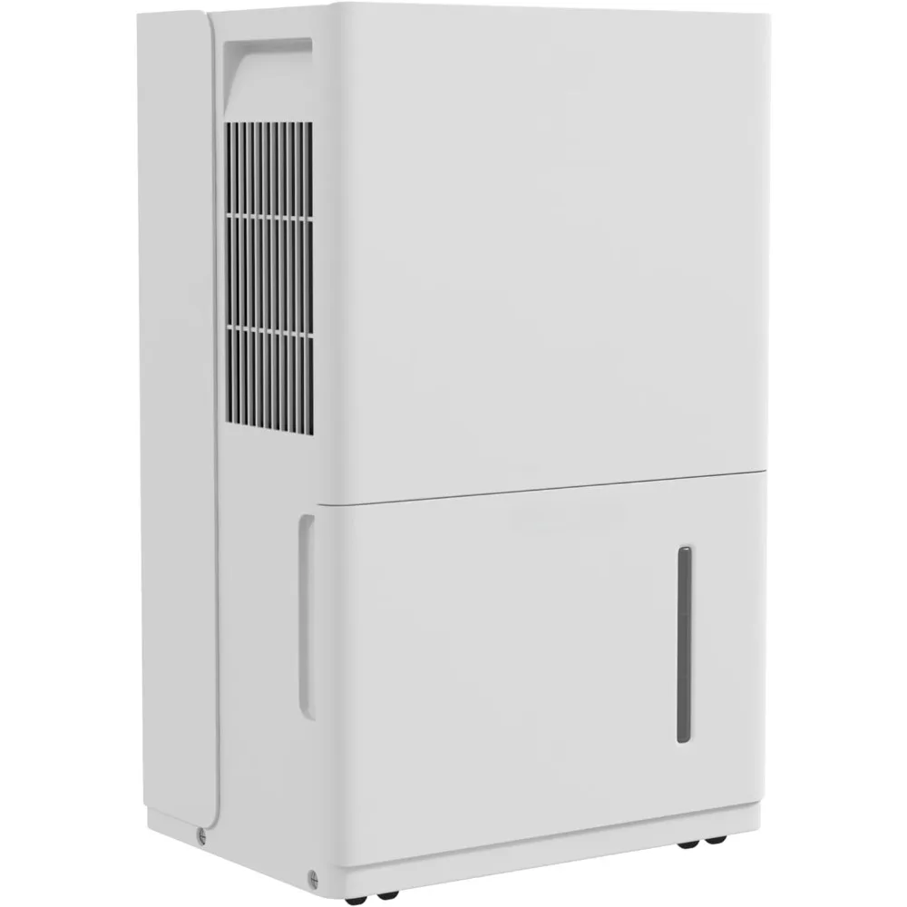 Large dehumidifier for basements, bathrooms, up to 4000 SFT, 50 pints, timer, automatic defrost overflow protection, white