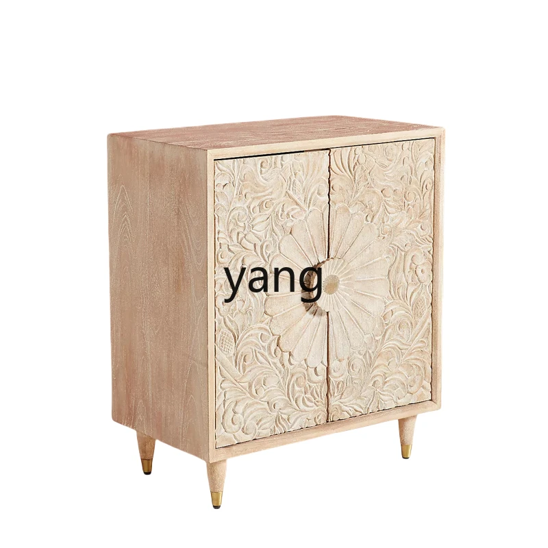 

YHM solid wood entrance shoe cabinet decoration