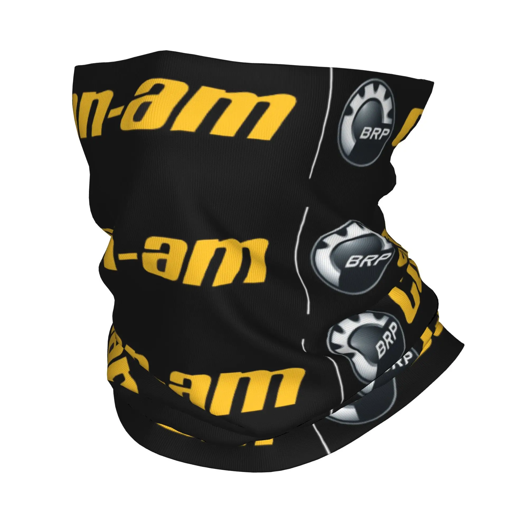 Custom Can Am Team BRP Motos Racing Bandana Neck Gaiter for Hiking Cycling Women Men Wrap Scarf  Headband Warmer