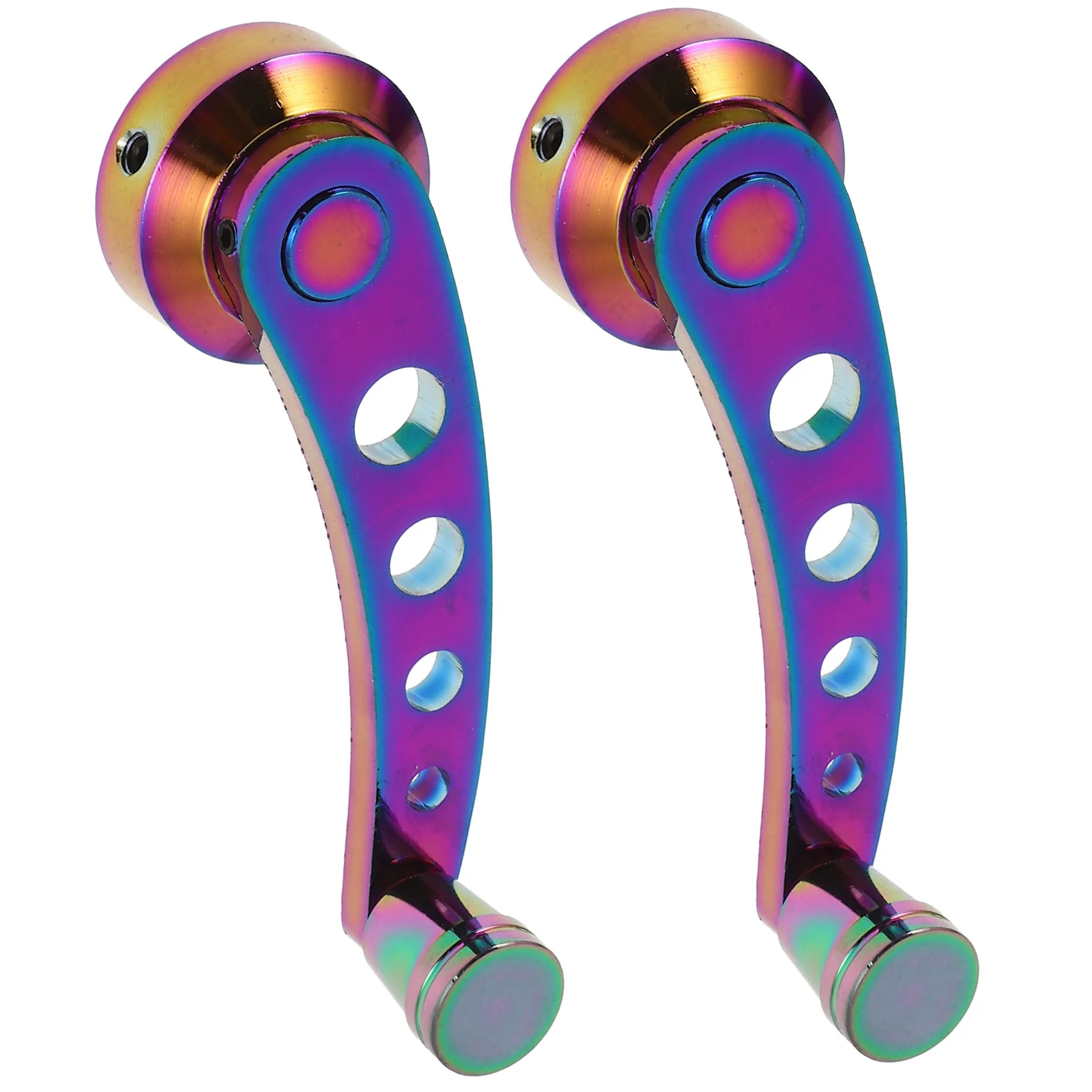 

2Pcs Universal Metal Car Window Crank Handle Manual Riser Durable Safety Protection Easy Installation Vehicle Accessory