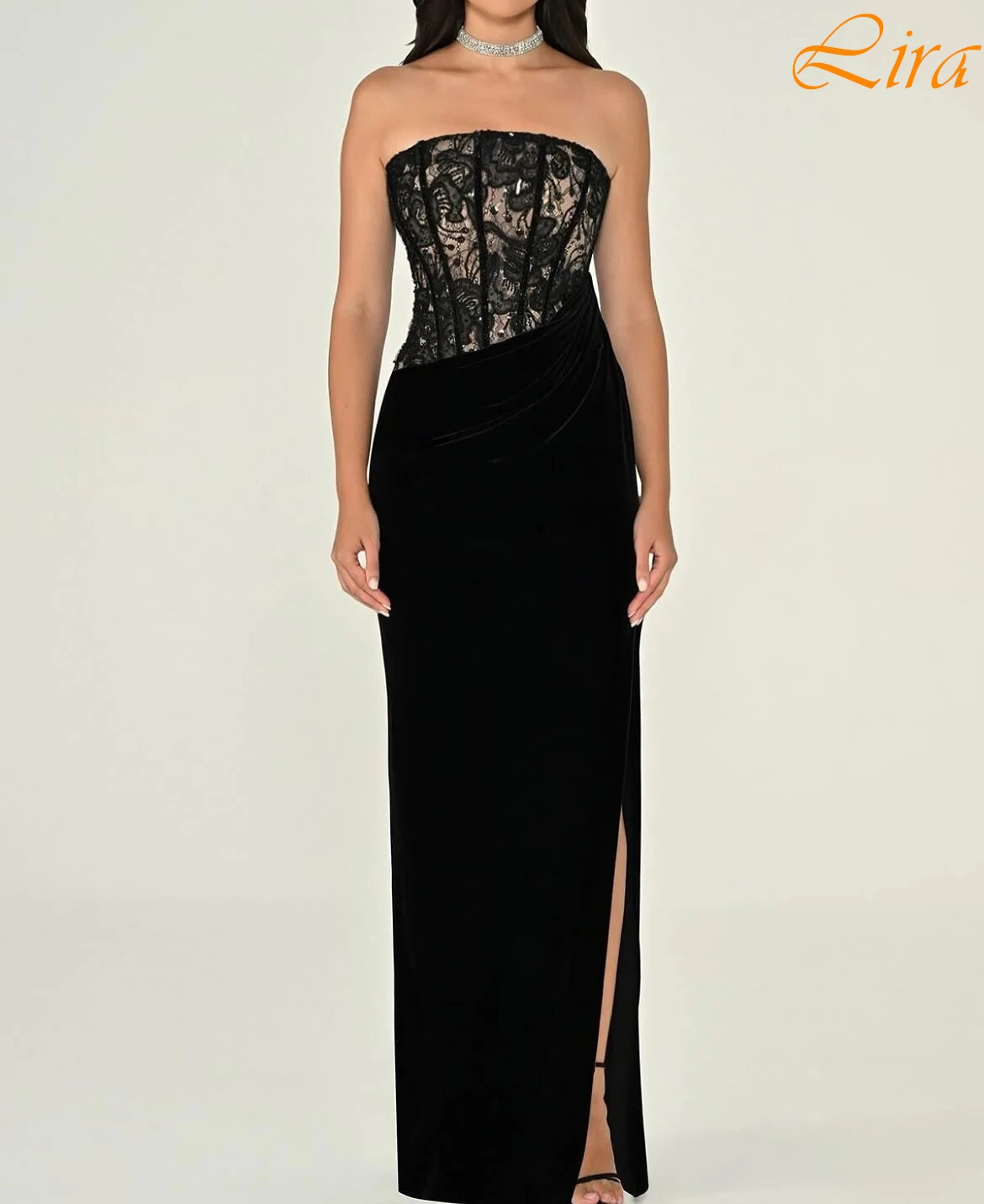 

Customized Straight Strapless Elegant Formal Evening Dress Fashion Temperament Bespoke Occasion Gowns High Quality Party Dress