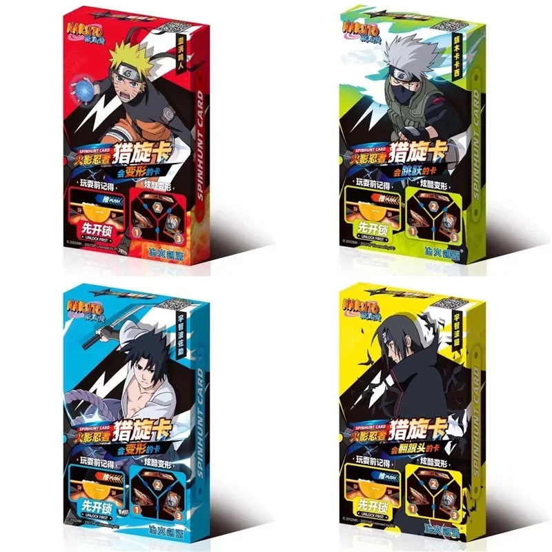 KAyou-Naruto Anime Classic Rare Cards for Children, Original Anime Card Store, Naruto Herdeiro, Brinquedo Ninja, Presente de Natal para Meninos, Novo