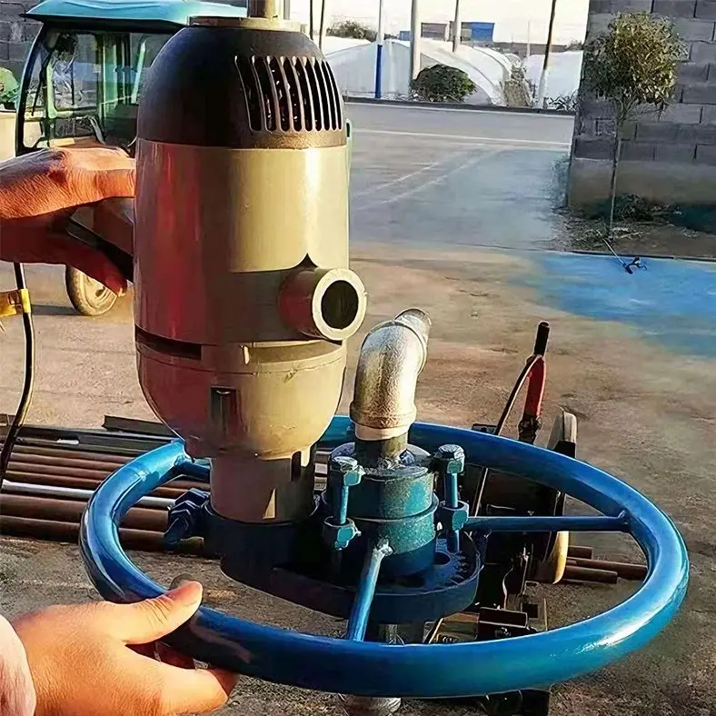 Customized Electric Water Well Drilling Rig Handheld Type High Power 60m Drill For Rural Water Supply And Livestock Farming