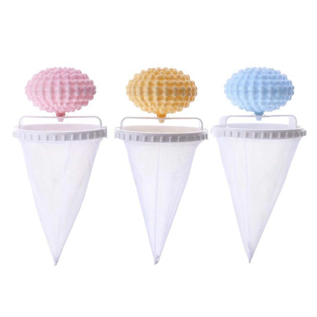 6-пакет плавающей фильтрующей сетки для удаления волос, средство для удаления волос для стирки, ловушка ворса для стиральной машины A