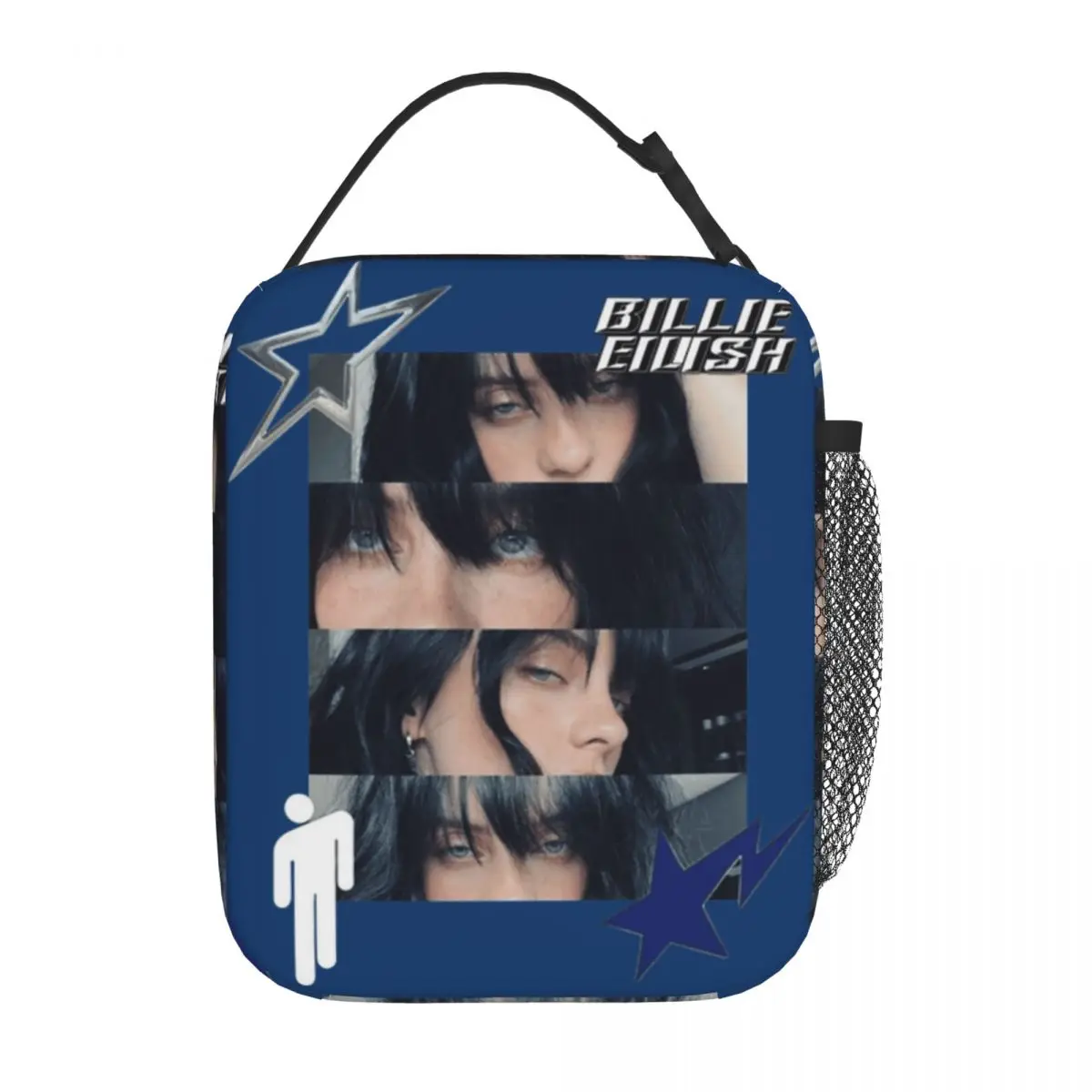 Singer B-Billie-Girl E-eilish Insulated Lunch Bags Large Meal Container Thermal Bag Lunch Box Tote Beach Outdoor Men Women