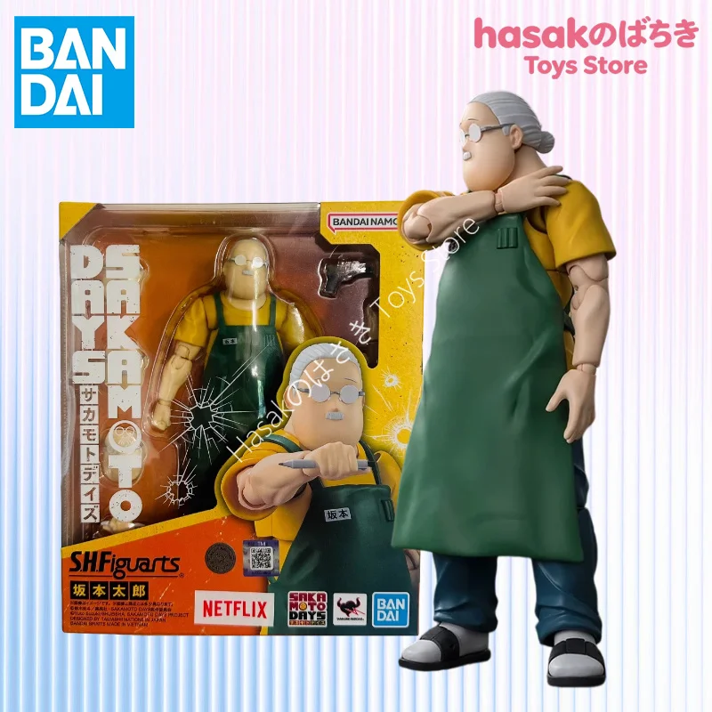 

Original Box Bandai SHF SAKAMOTO DAYS Taro Sakamoto Suit Figure Finished Model Kit Anime Full Action Toy Gift for Kids in Shock