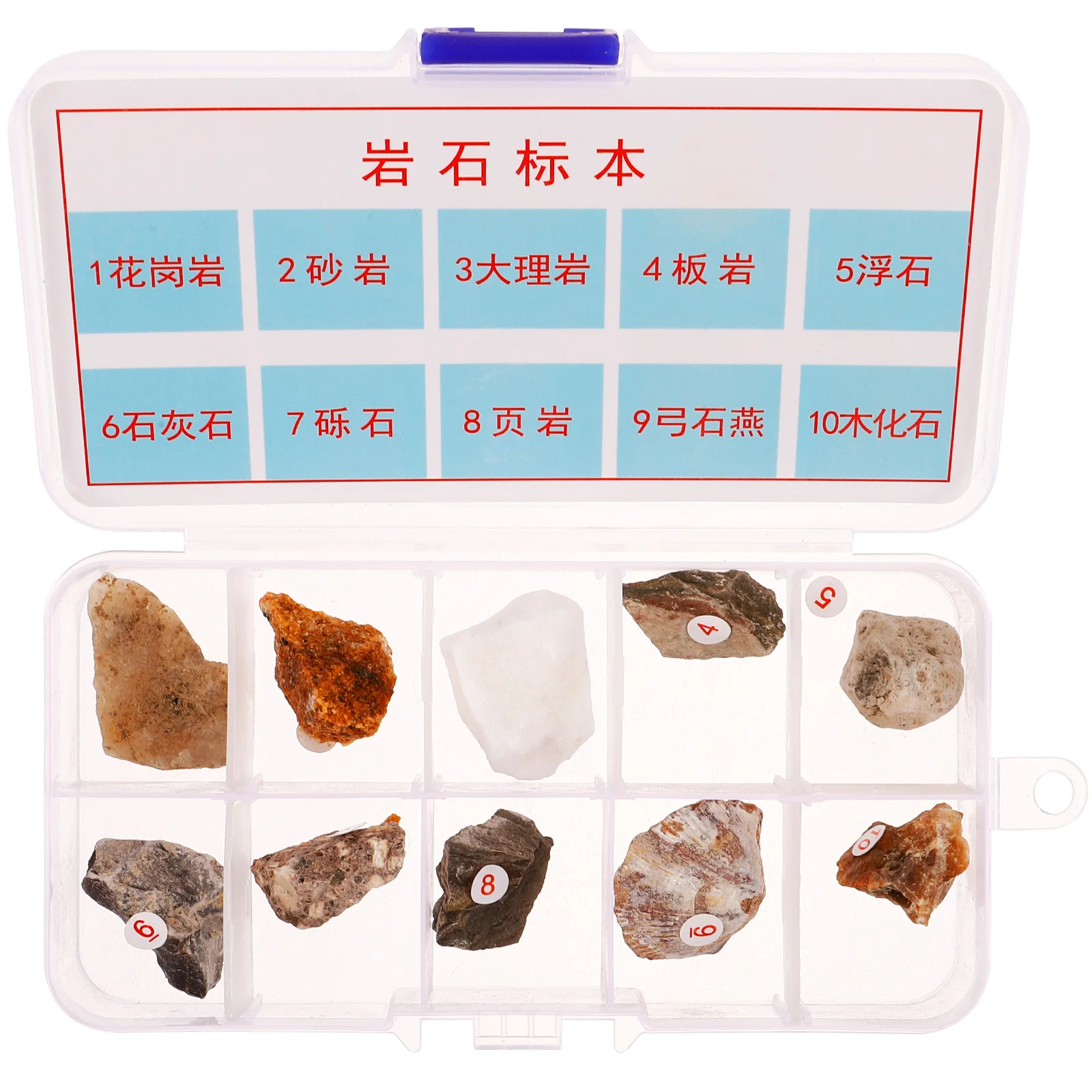 หินแร่ธรรมชาติ 10 ชิ้น สำหรับสะสม ตกแต่งโต๊ะทำงาน ของประดับตกแต่งบ้าน ใช้ในการสอน ศิลปะ และตกแต่งบ้าน