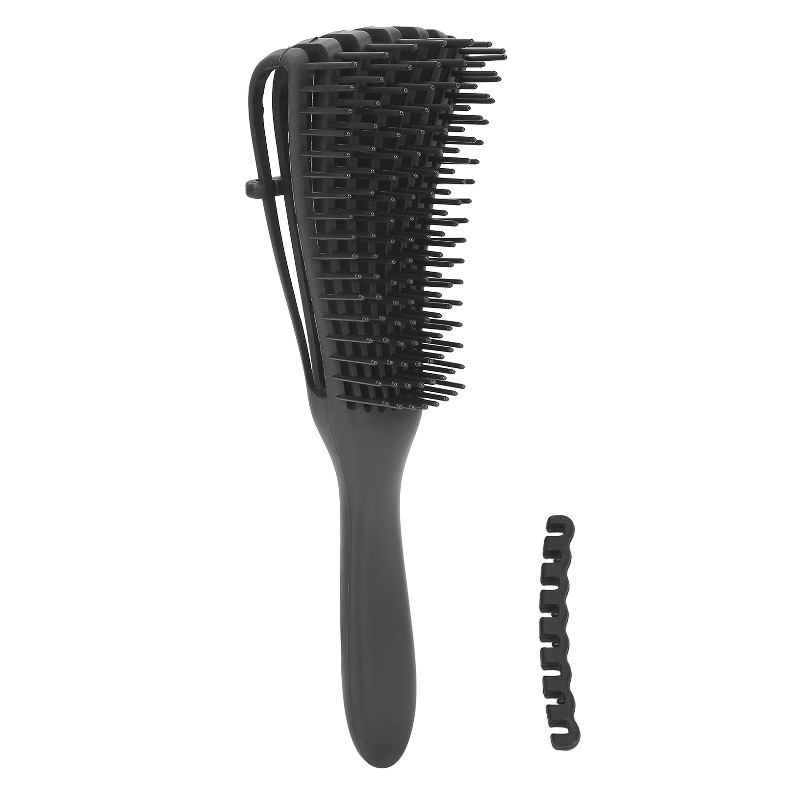 Detangling Hair Brush Knots Detangler Comb Fine Teeth Hair Brush Comb for Long Thick Wet Dry HairBlack