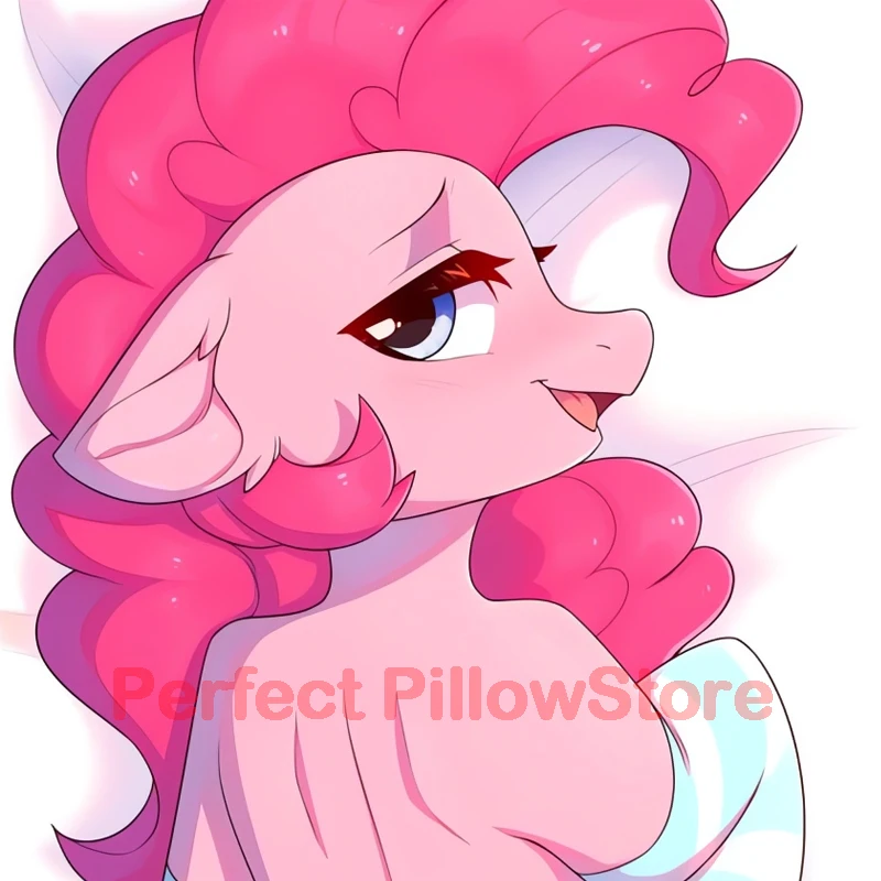 Dakimakura anime Pinkie Pie mlp furry Double-sided Print Life-size body pillows cover Adult pillowcase