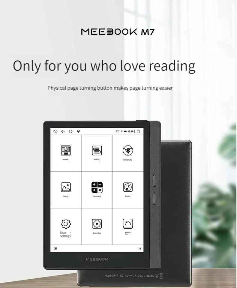 كتاب ورقي إلكتروني أصلي Meebook M7 مقاس 6.8 بوصة قارئ إلكتروني 300PPI HD شاشة حبر مفتوحة نظام أندرويد 32G متوفر في المخزون!!! #6