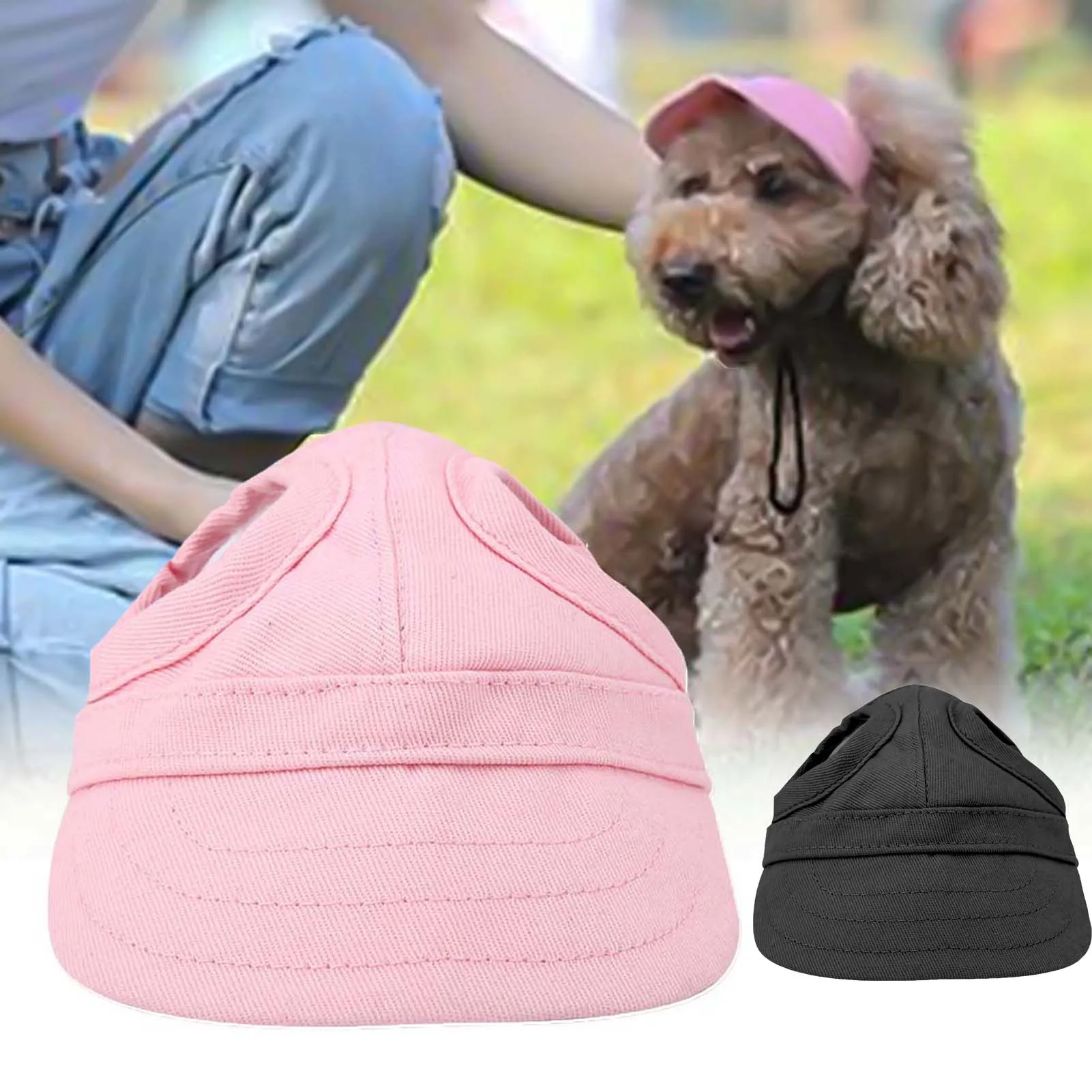 Pet Cat Caps Puppy Summer Solid Cap Dog Baseball Visor Hat Outdoor Sun Bonnet Cap Chihuahua Pet Accessories