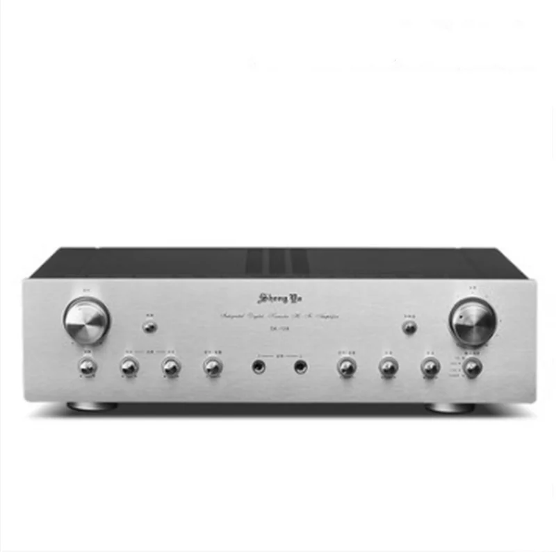 

SY-014 Shengya SK-128 combo digital усилитель мощности для караоке home professional power amp, конференц-аудио 80 Вт + 80 Вт (8 Ом)