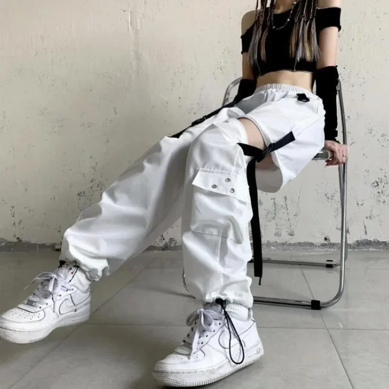 Cargo Pants Women Korean Fashion Punk Jogger Trousers Harajuku Streetwear Spring Summer Y2k Oversized Pants Sweatpants