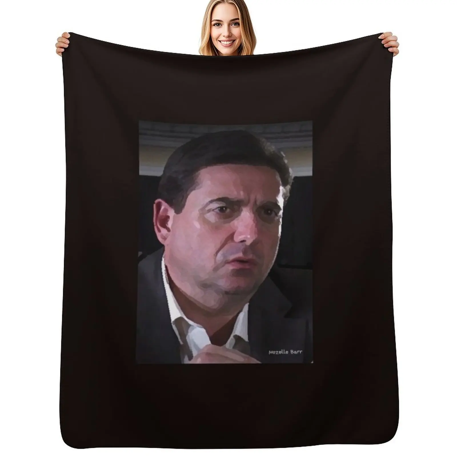 

Steve DiSchiavi of The Dead Files Show Throw Blanket Multi Use Warm Blanket for Living Room Bedroom