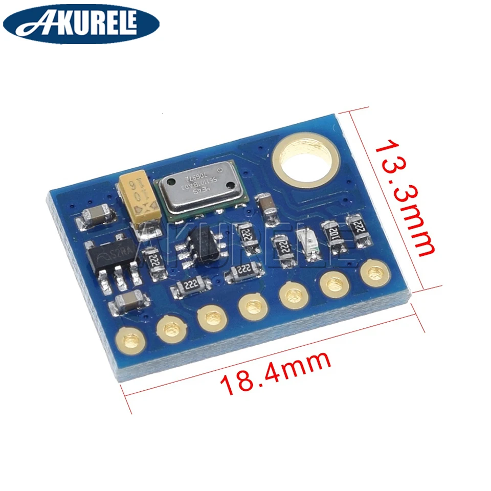 Ar Módulo Sensor de Pressão para Arduino, Altura Sensor Board, Detector Atmosférico, Alta Precisão, IIC, SPI, MS561101BA03, GY-63, MS5611