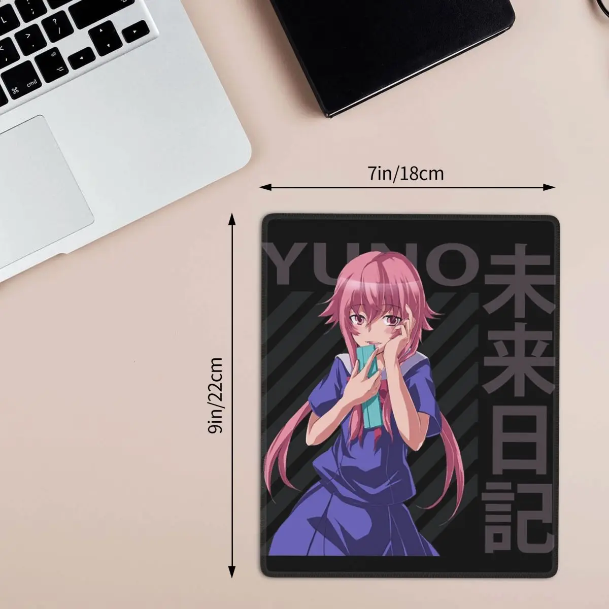 Yuno Gasai By Mirai Nikki Mouse Pad Computer Keyboard Mouse Mat Gamer PC Laptop Desk Mat Office Accessories