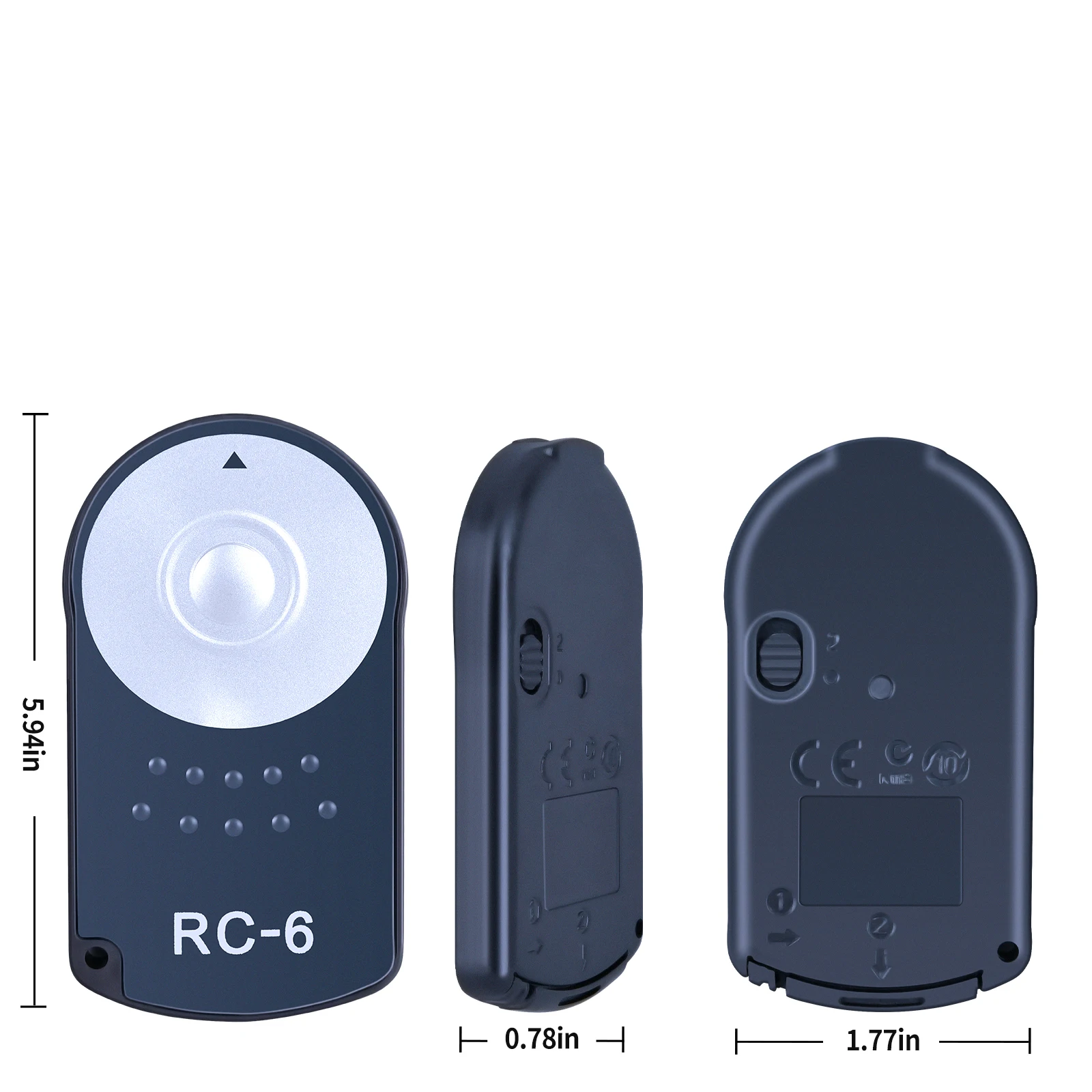 RC-6 Infrared Wireless Remote Control Shutter Release For Canon 5D Mark II III IV 6D 70D 80D 760D 750D 700D 650D 600D 550D 500D