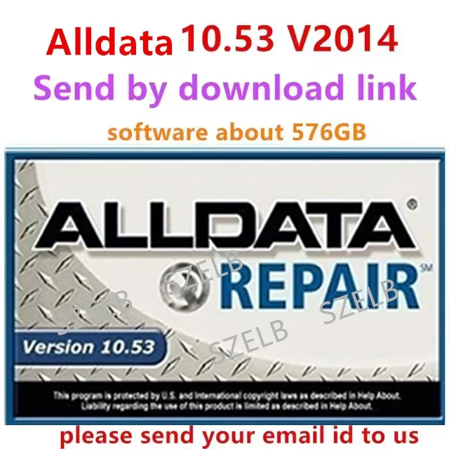 Neueste Version Auto Alldata Reparaturdaten-Software 10.53 Unterstützung für PKW und LKW mit 640GB HDD 3.0 USB