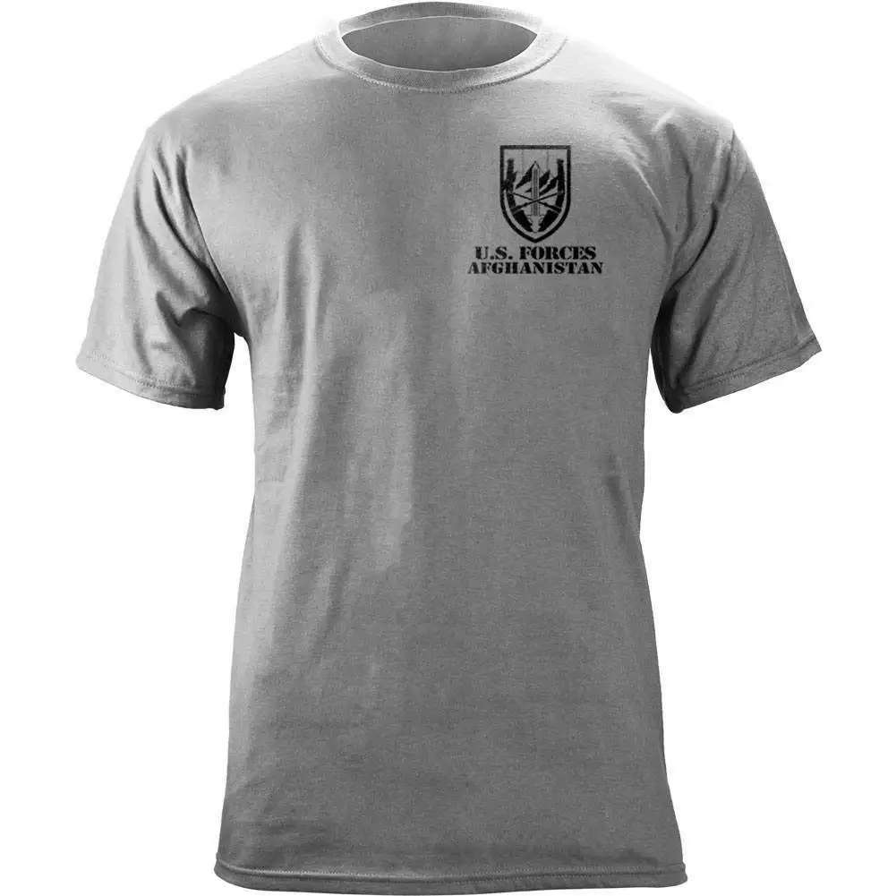 US Force Afghanistan Unit Veteran T-Shirt 100% Cotton O-Neck Summer Short Sleeve Casual Mens T-shirt Size S-3XL