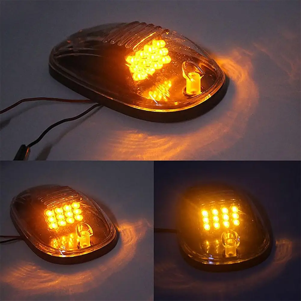 5pcs Pickup Truck Roof Mouse Light Cab Marker Roof16LED Light F150 RAM Car Light  Solar Powered Cab Lights