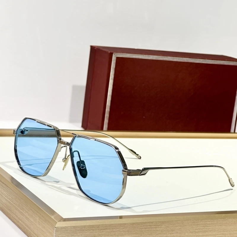 

JMMRL Sunglasses Oval Alloy Famous Luxury Brand Men Sunglasses Women Outdoor Eyewear Fashion Shades For Sun For Travel Street