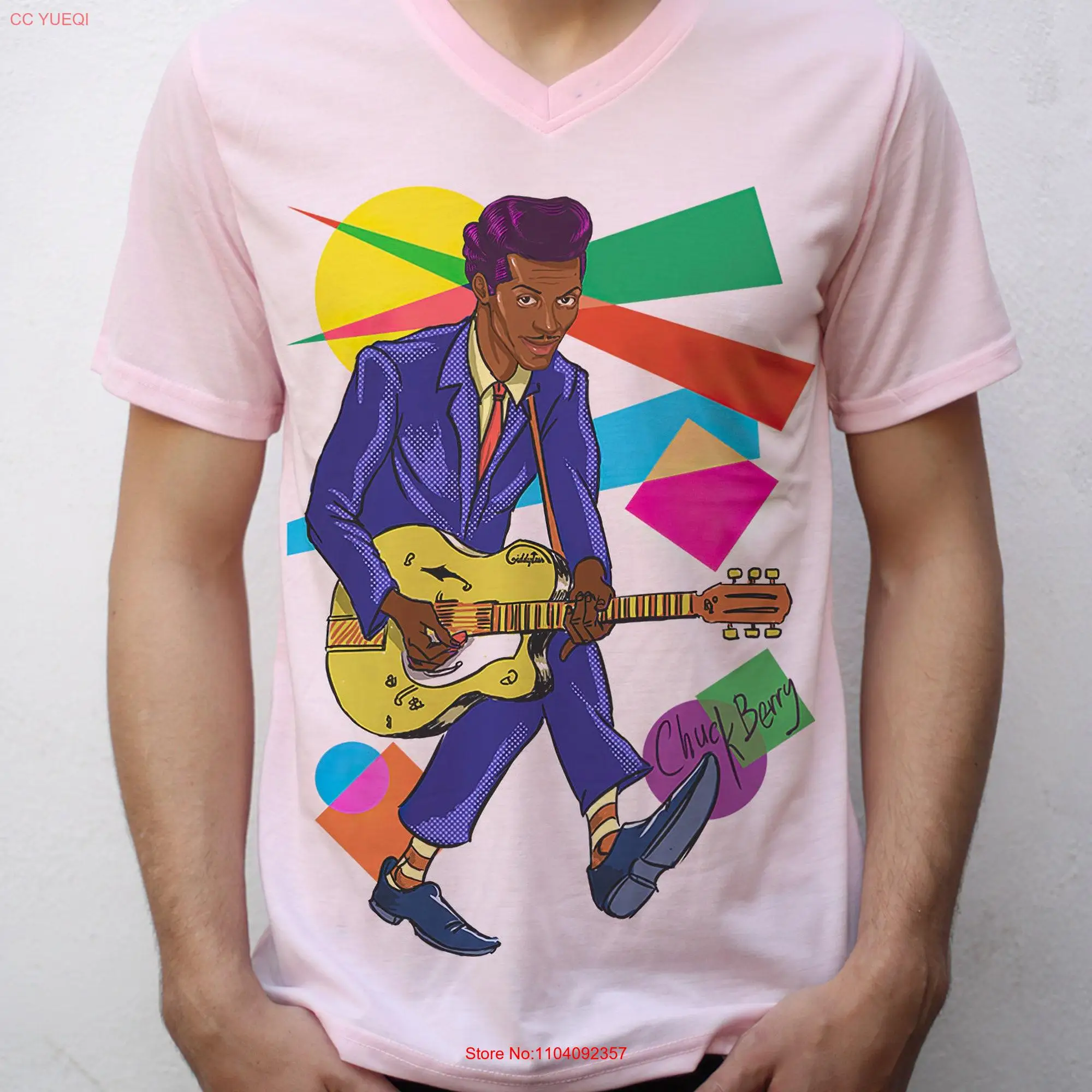 Chuck Berry T shirt long or short sleeves