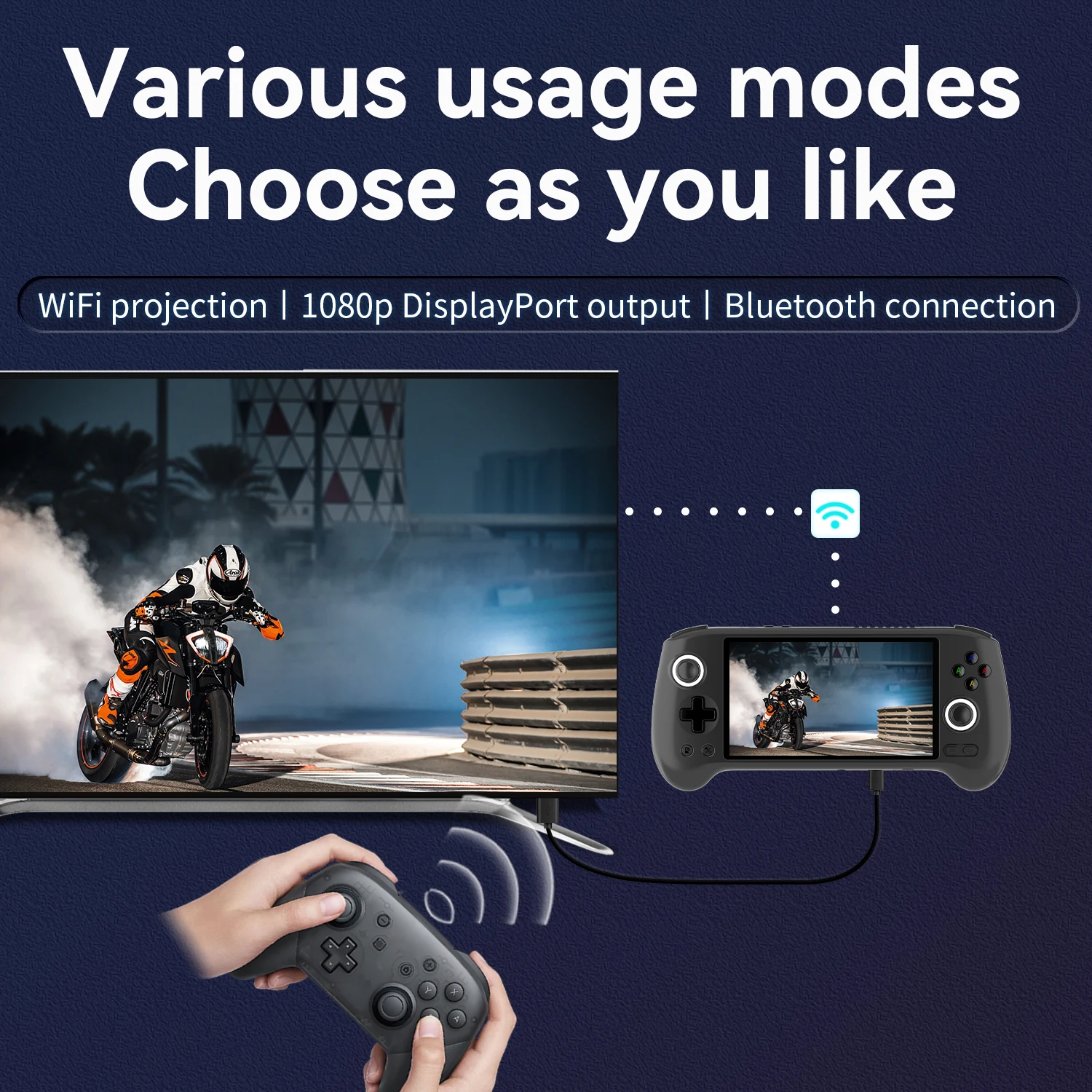 Konsol Game Genggam Anbernic R - Home Cinema Video Processor ulasan dan harga