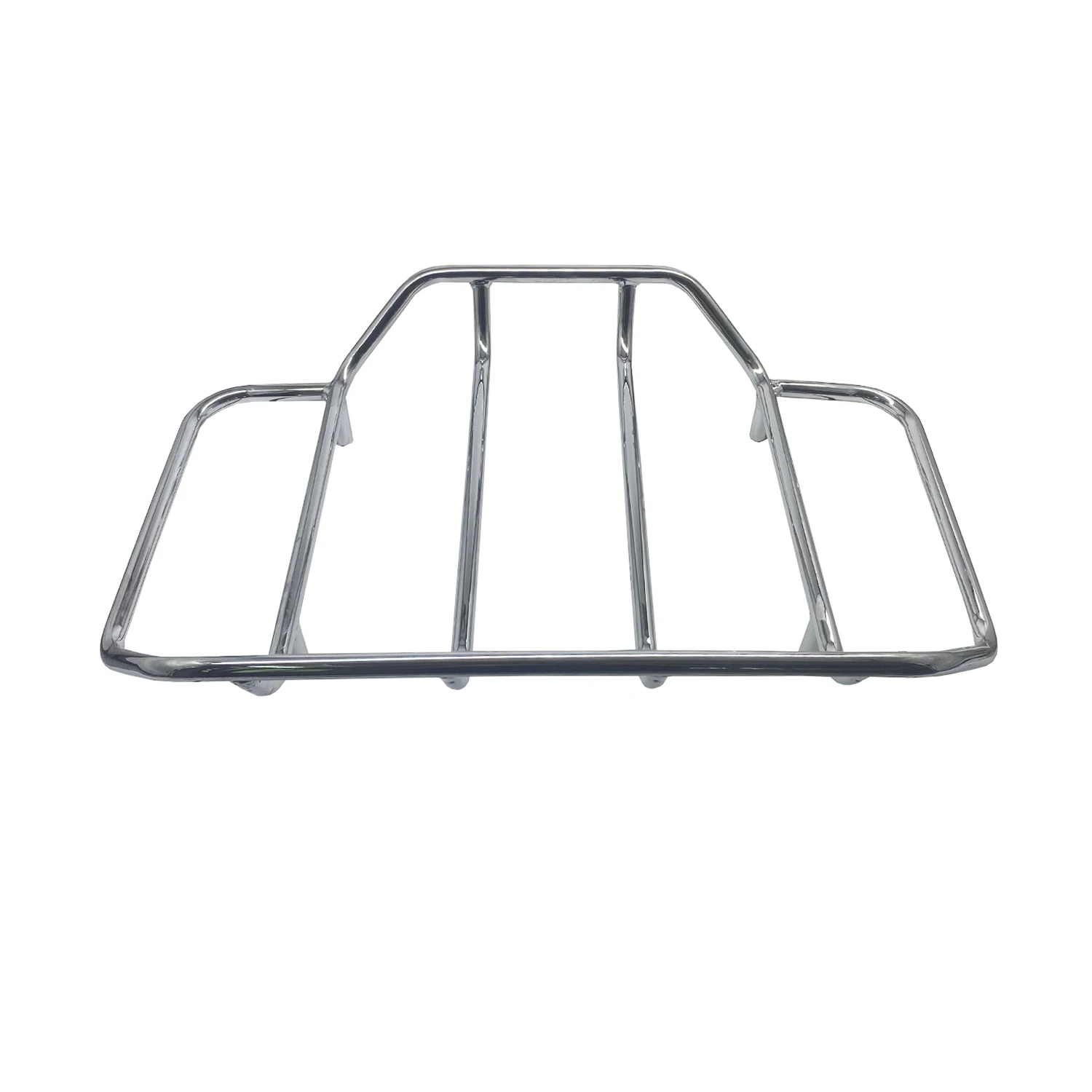 Chrome Tour Pack Luggage Rack Trunk Lid Mount Bracket For Harley Touring Models 1984-UP
