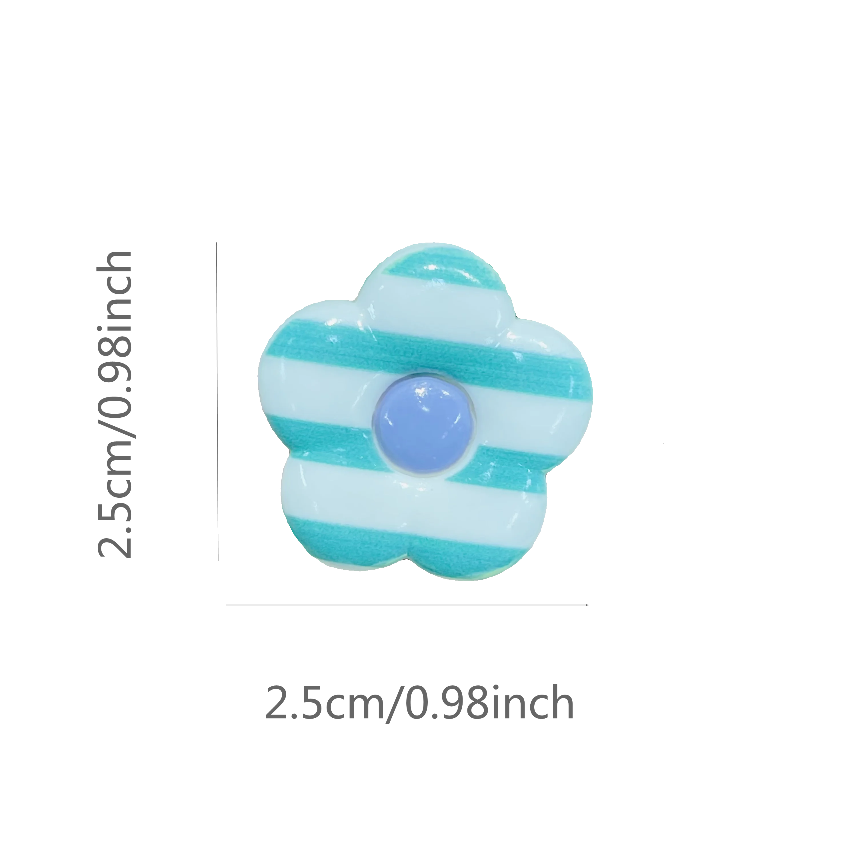 1-6PCS Cartoon Flower Resin Shoe Charms Fit Wristbands Garden Shoes Button Decorations Accessories Kid Unisex Party Xmas Gift
