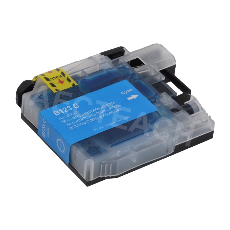 Aecteach LC123 LC121 Compatible Ink Cartridge For Brother DCP-J552DW J752DW J132W J152W J172W MFC-J470DW J650DW J870DW Printer