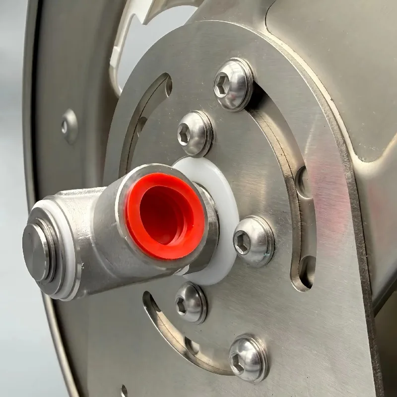 Stainless Steel Hand Hose Reel (Type 2005) - Adjustable, Flexible, Rollback