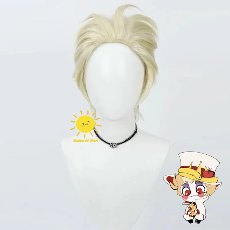 Anime Lucifer Morningstar Cosplay Hazbin Hotel Cosplay Costumes Hazbin Lucifer White Suit Halloween Party Adult Men Costume
