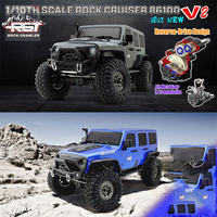 Rgt Rock Cruiser Ex86100 V2 2.4ghz 4wd Rtr With Battery 1/10 Rc Electric Remote Control Model Car Crawler Adult Children'S Toys